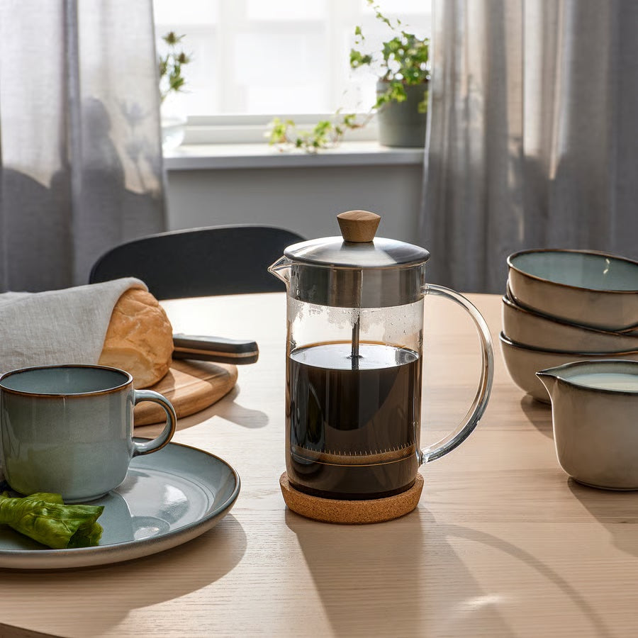 French Press | Glass + Stainless Steel