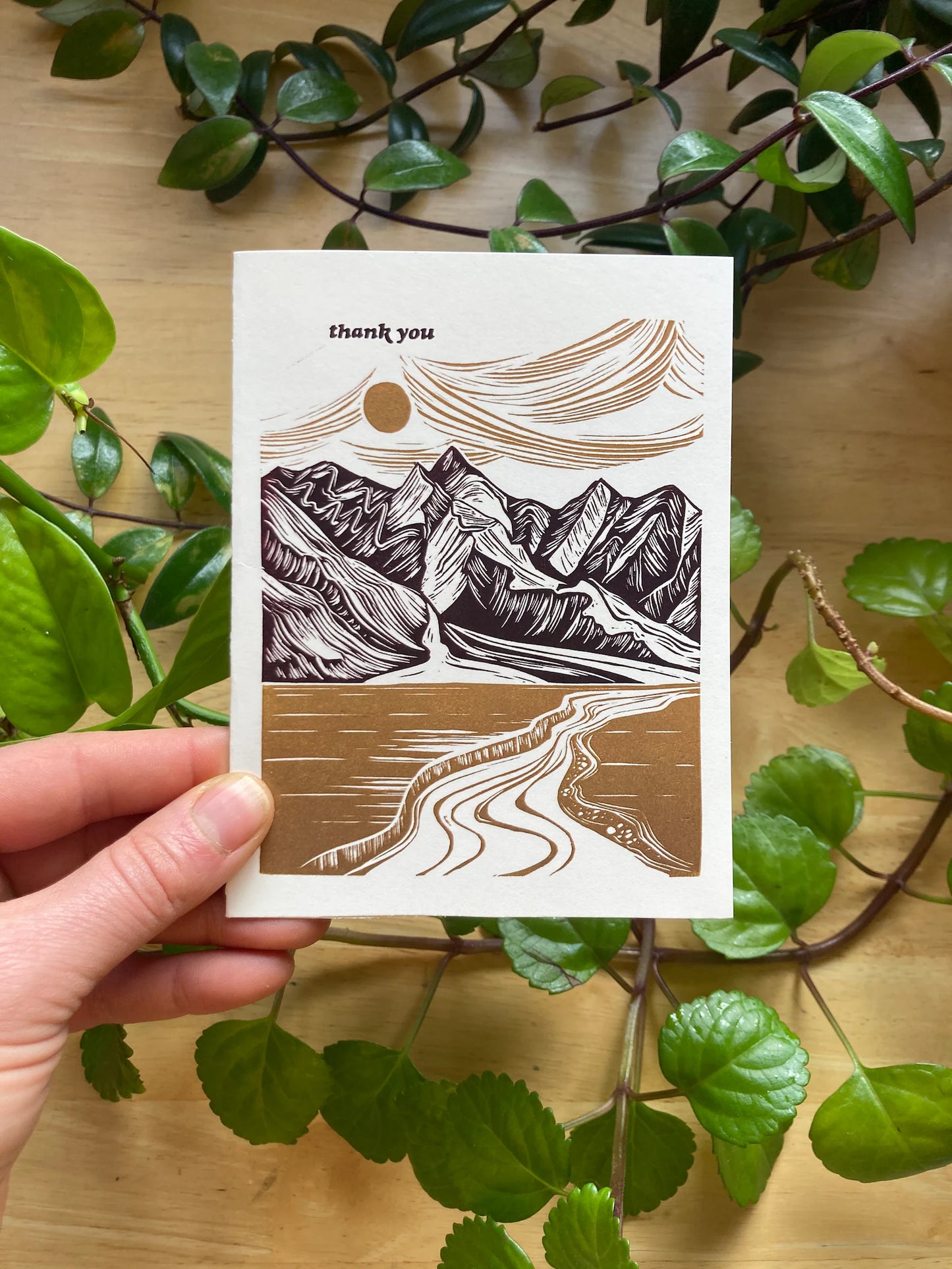 Thank You Card by Adrift Prints