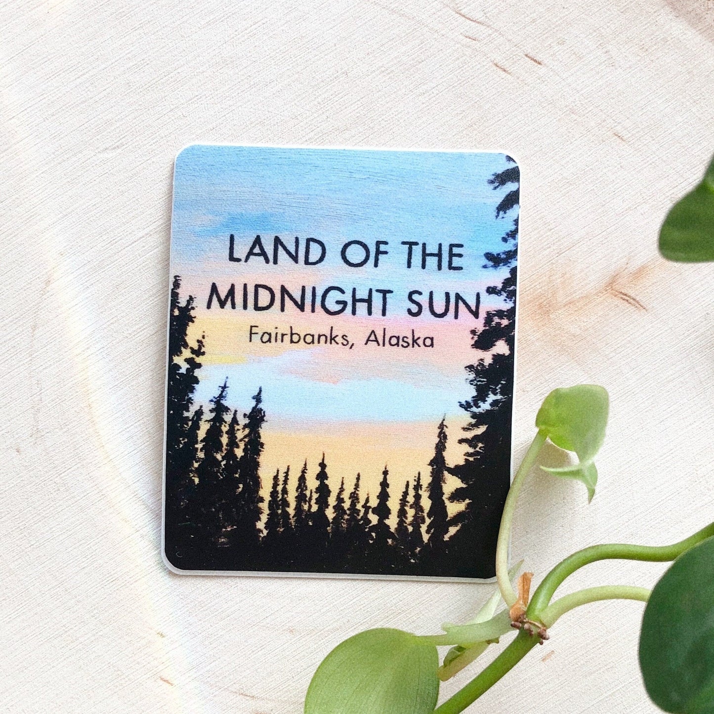 Land of the Midnight Sun Sticker by Anya Toelle