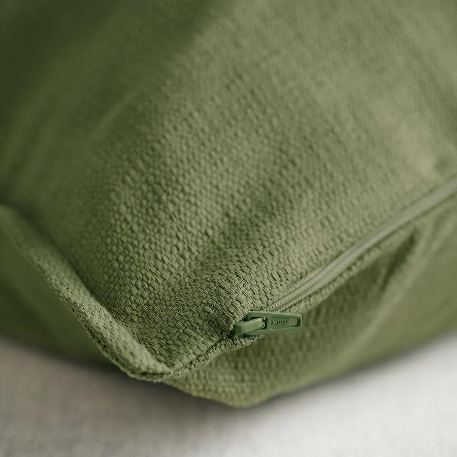 Lagerpoppel 20"x20" Throw Pillow | Moss