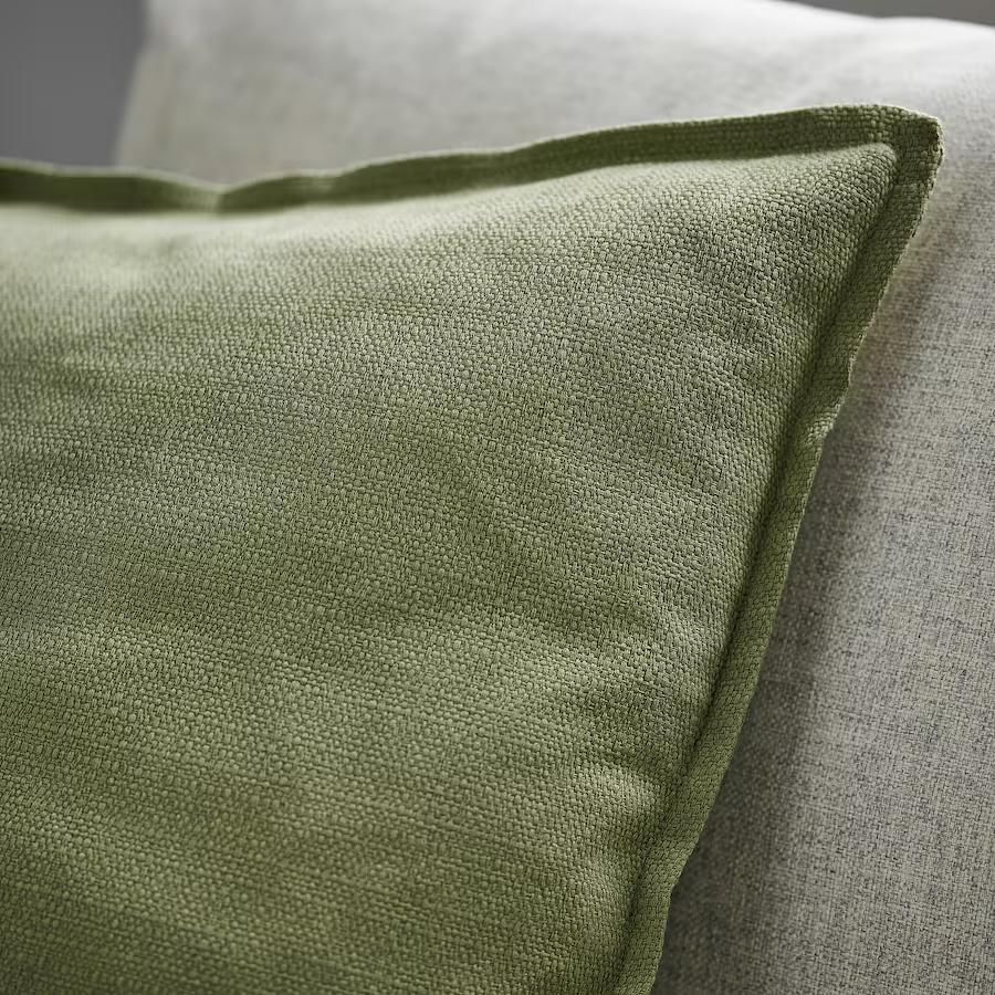 Lagerpoppel 20"x20" Throw Pillow | Moss