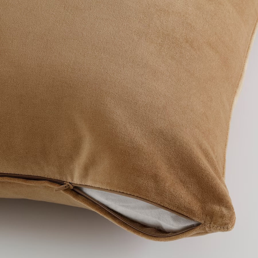 Sanela Velvet 26"x26" Pillow | Camel