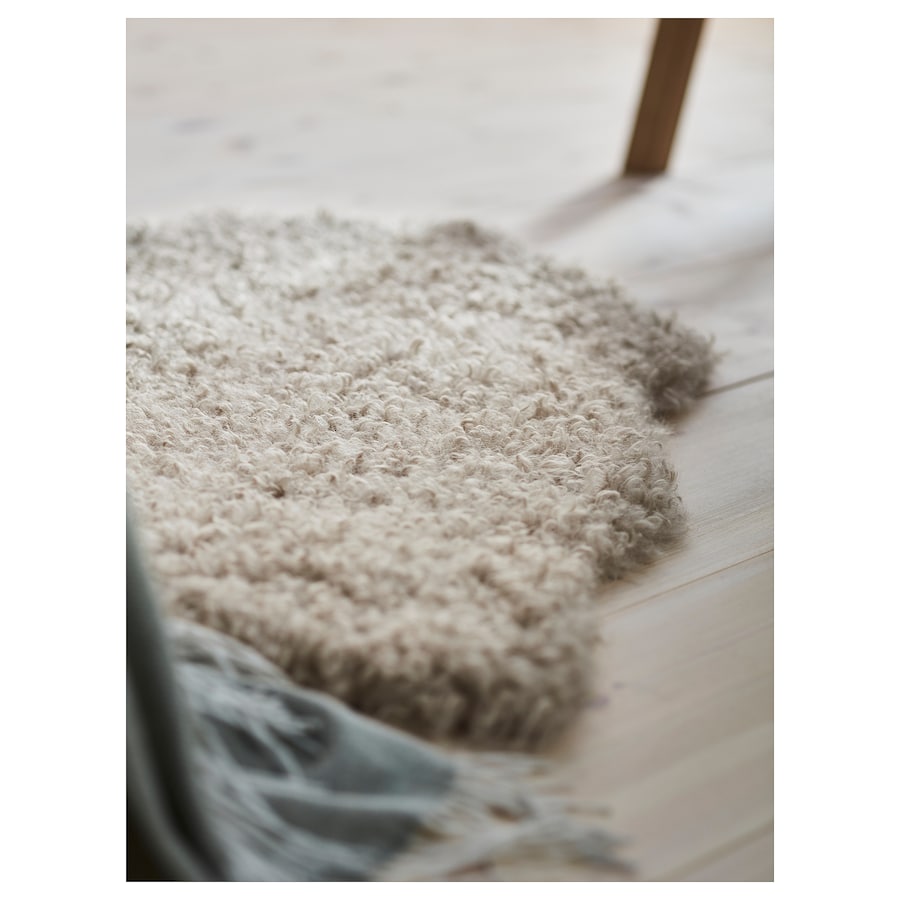 Svindinge Curled Faux Wool Rug