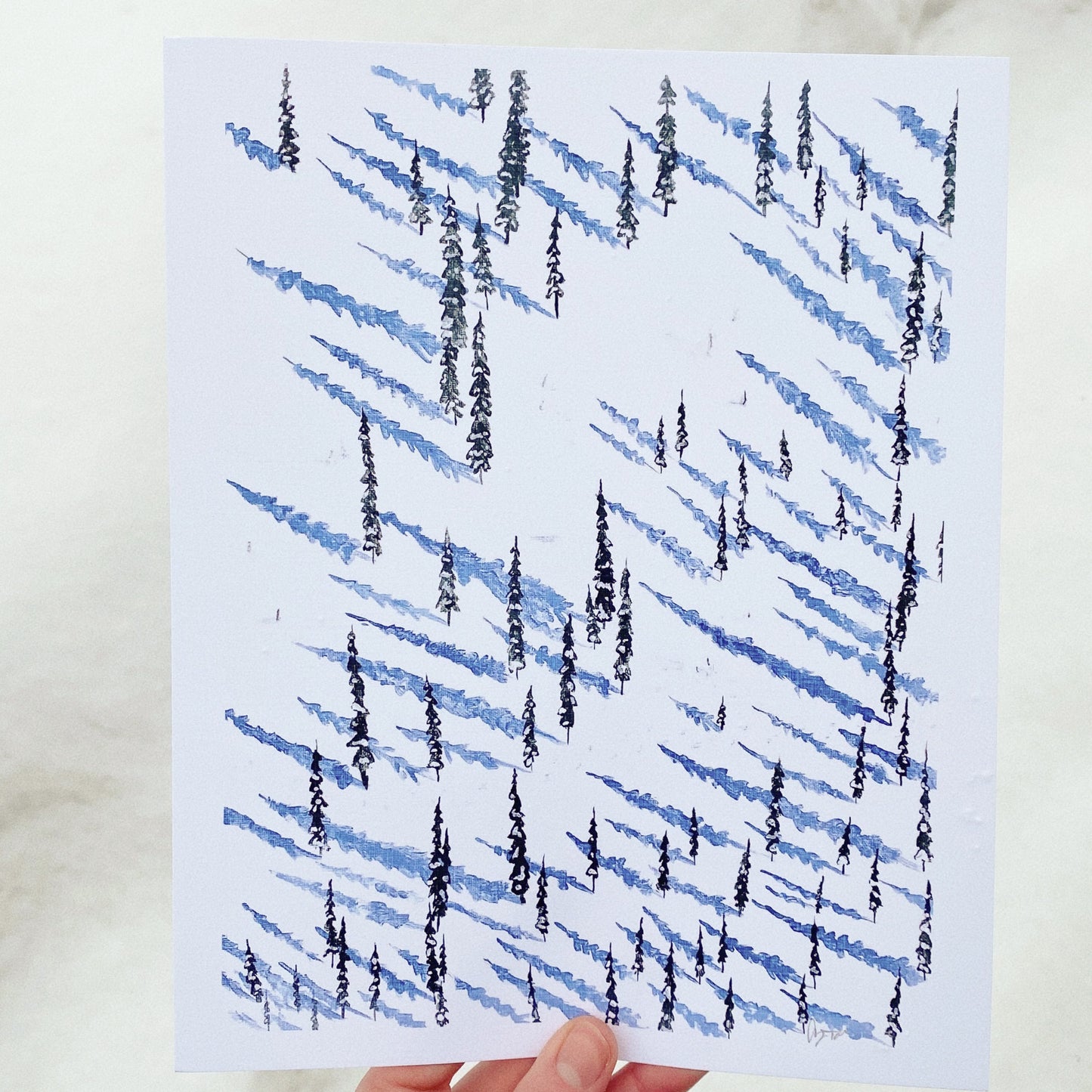 Arctic Shadows 8x10 Print by Anya Toelle