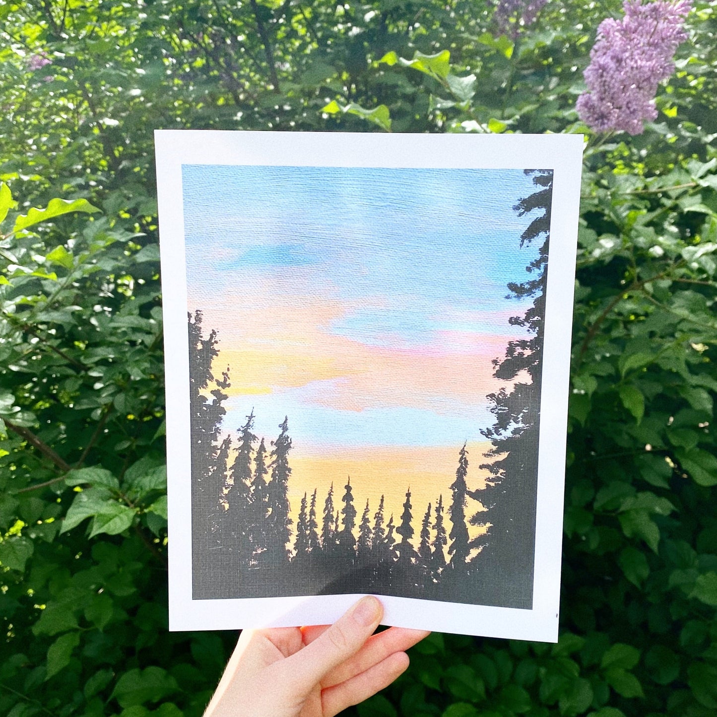 Summer Silhouette 8x10 Print by Anya Toelle