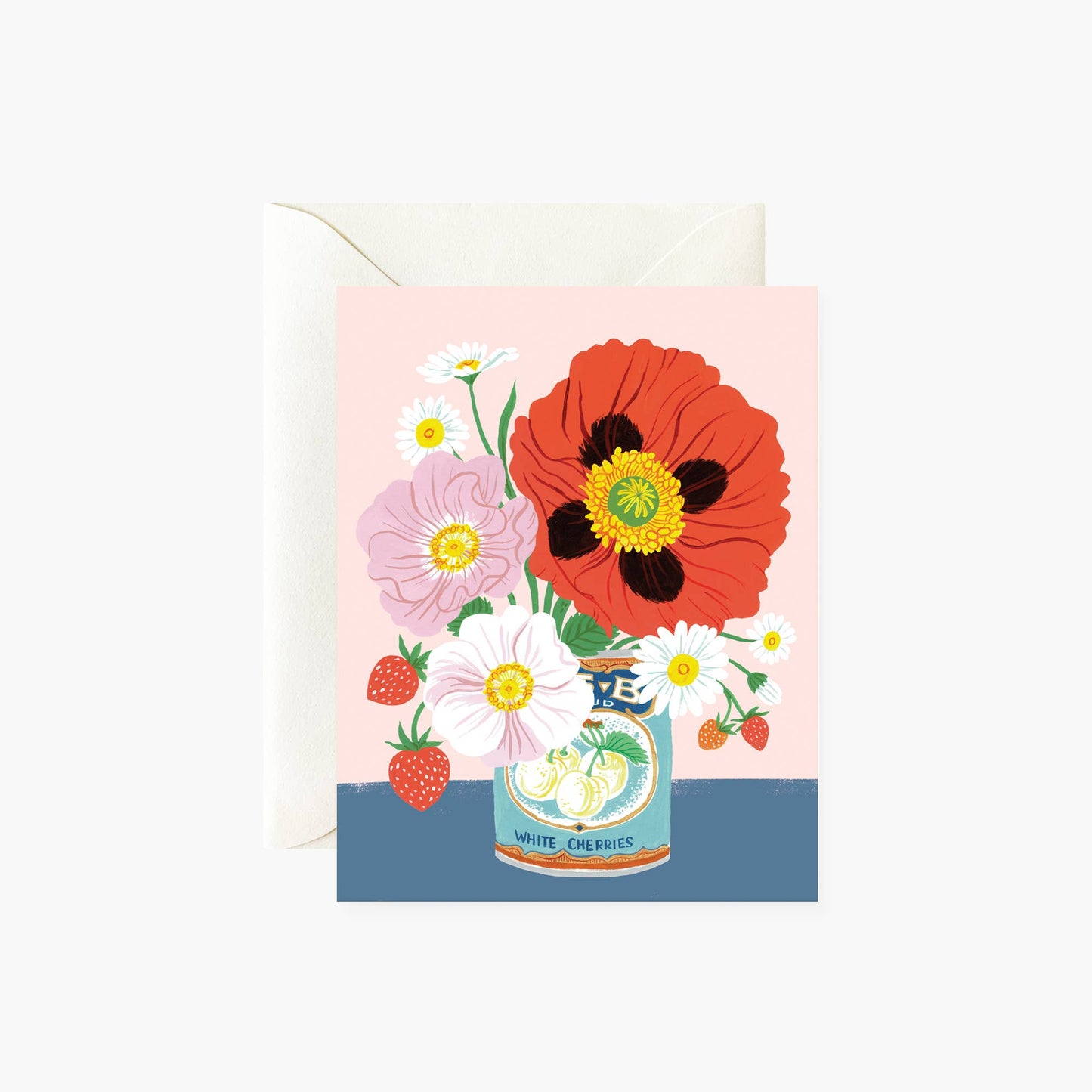 Floral Tin Greeting Card by Botanica Paper Co.