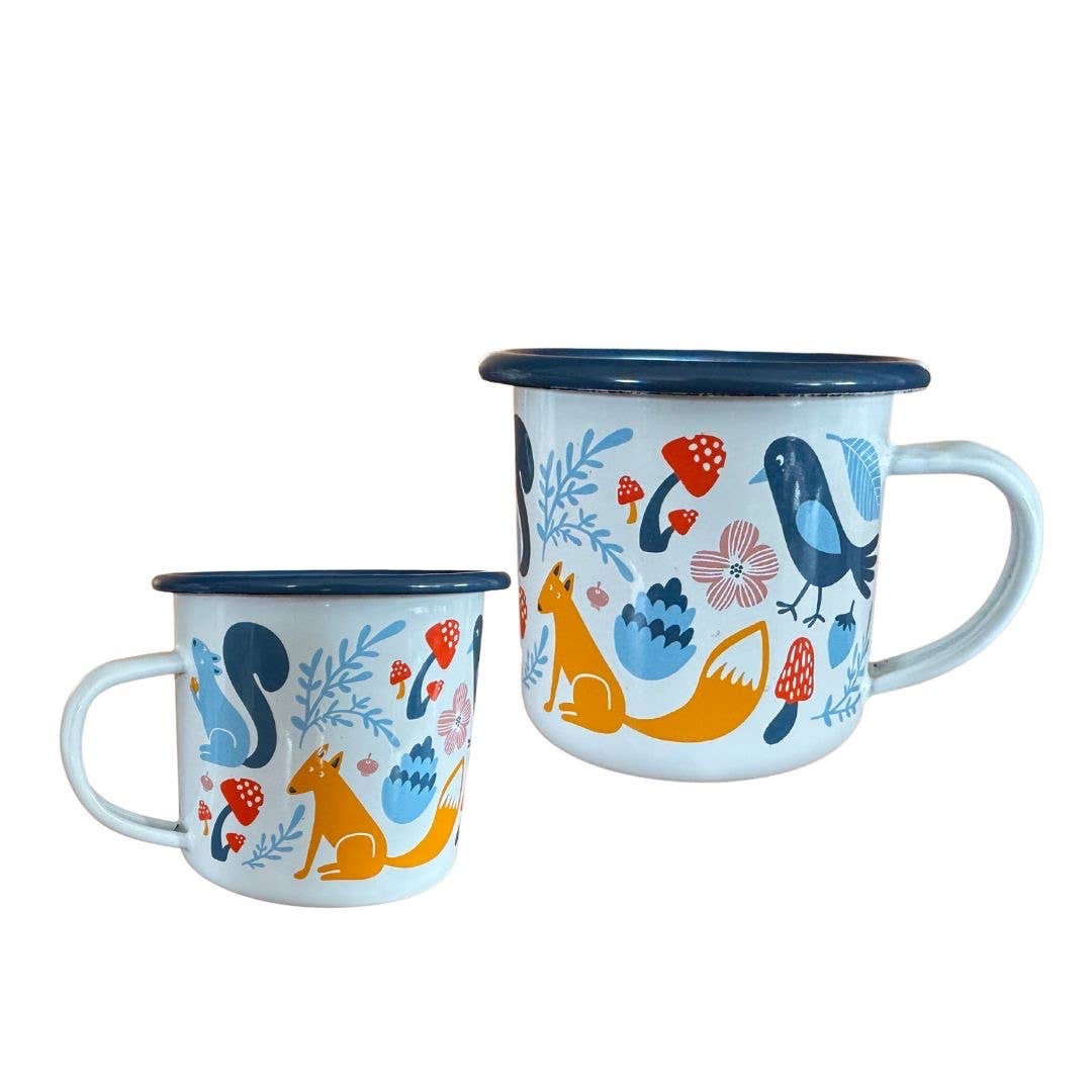 Woodland 12 oz. Enamel Mug by Skogsbarn