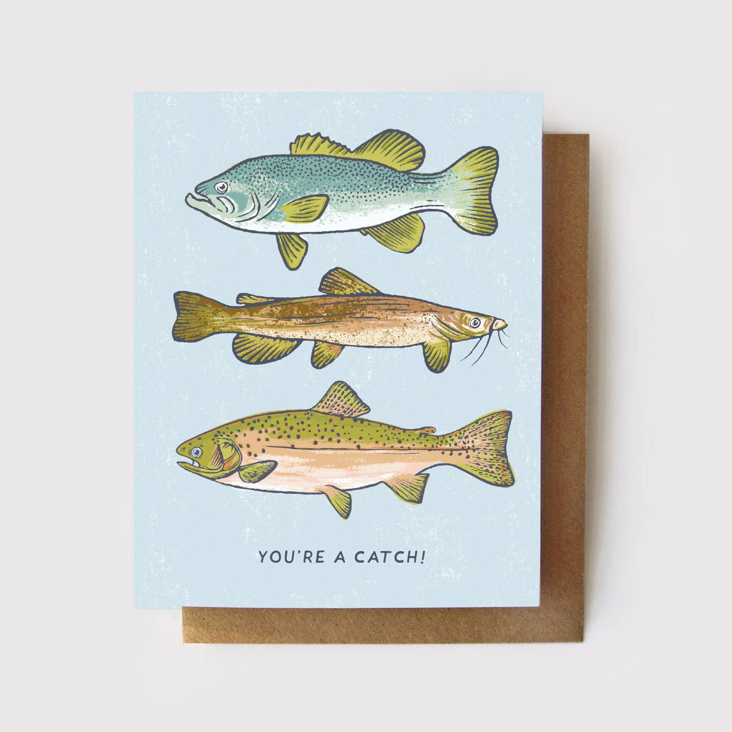You're a Catch Card by Root & Branch Paper Co.