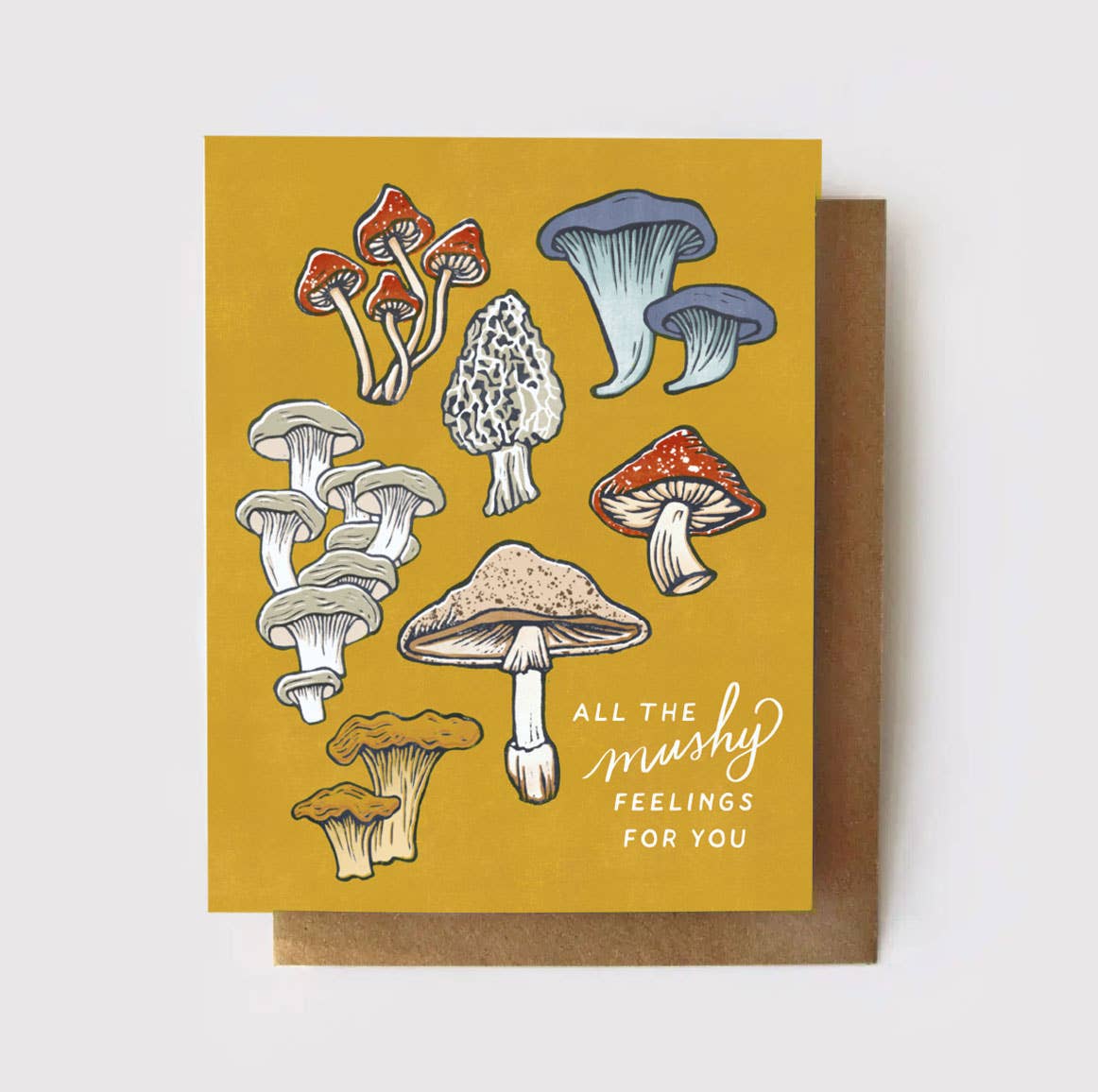 All the Mushy Feelings for You Card by Root & Branch Co.