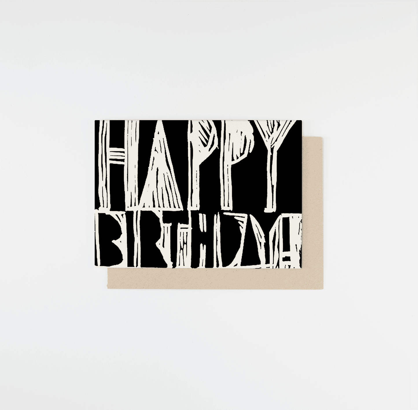 Birthday Woodblock Card by People I've Loved