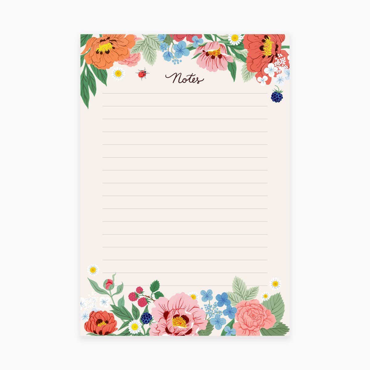 Floral Notepad by Botanica Paper Co.
