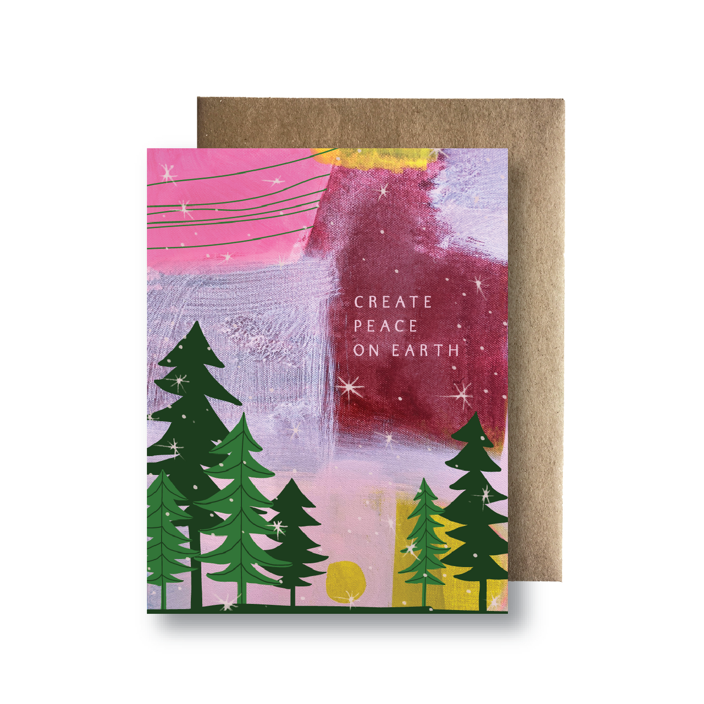 Create Peace Holiday Greeting Card