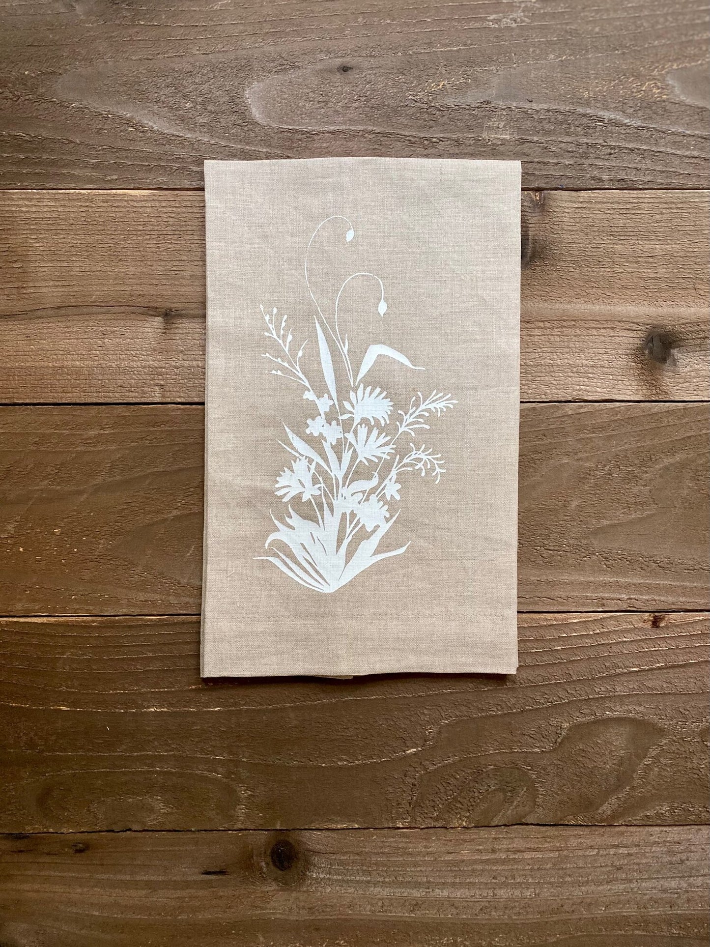 Linen Tea Towel by Printworthy