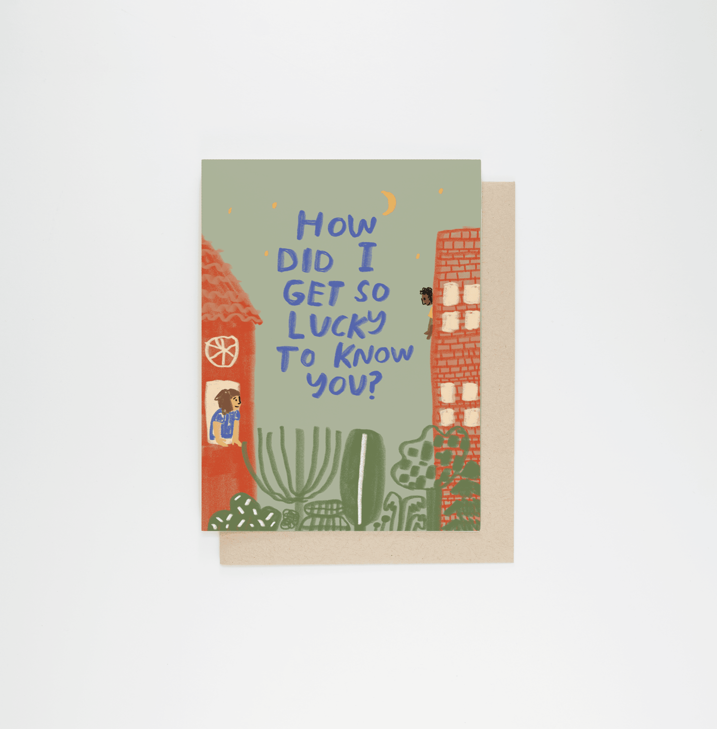 Lucky To Know You Card by People I've Loved