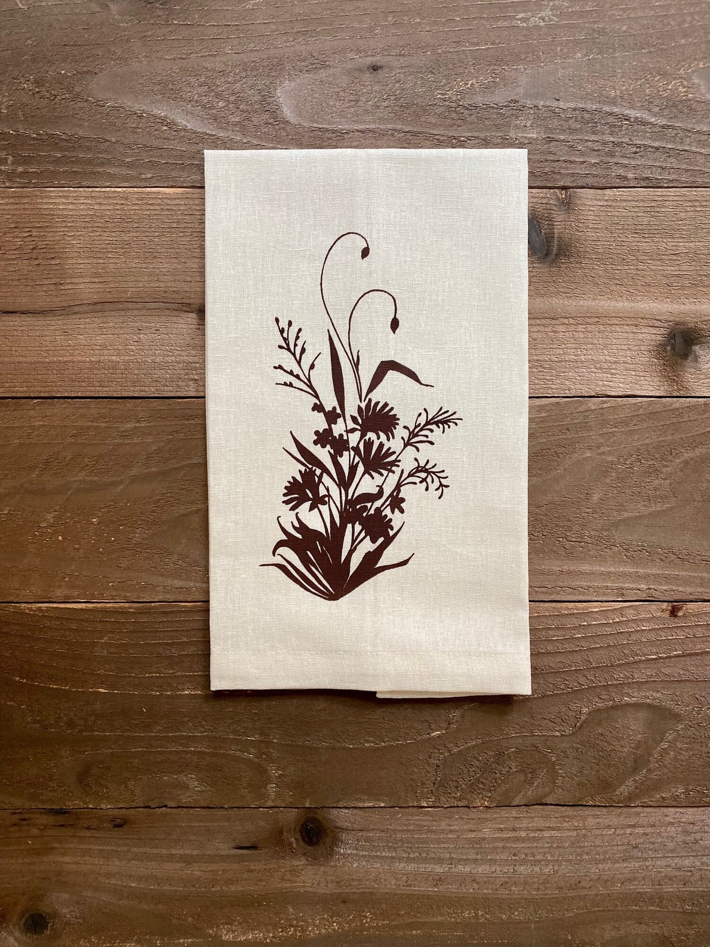 Linen Tea Towel by Printworthy
