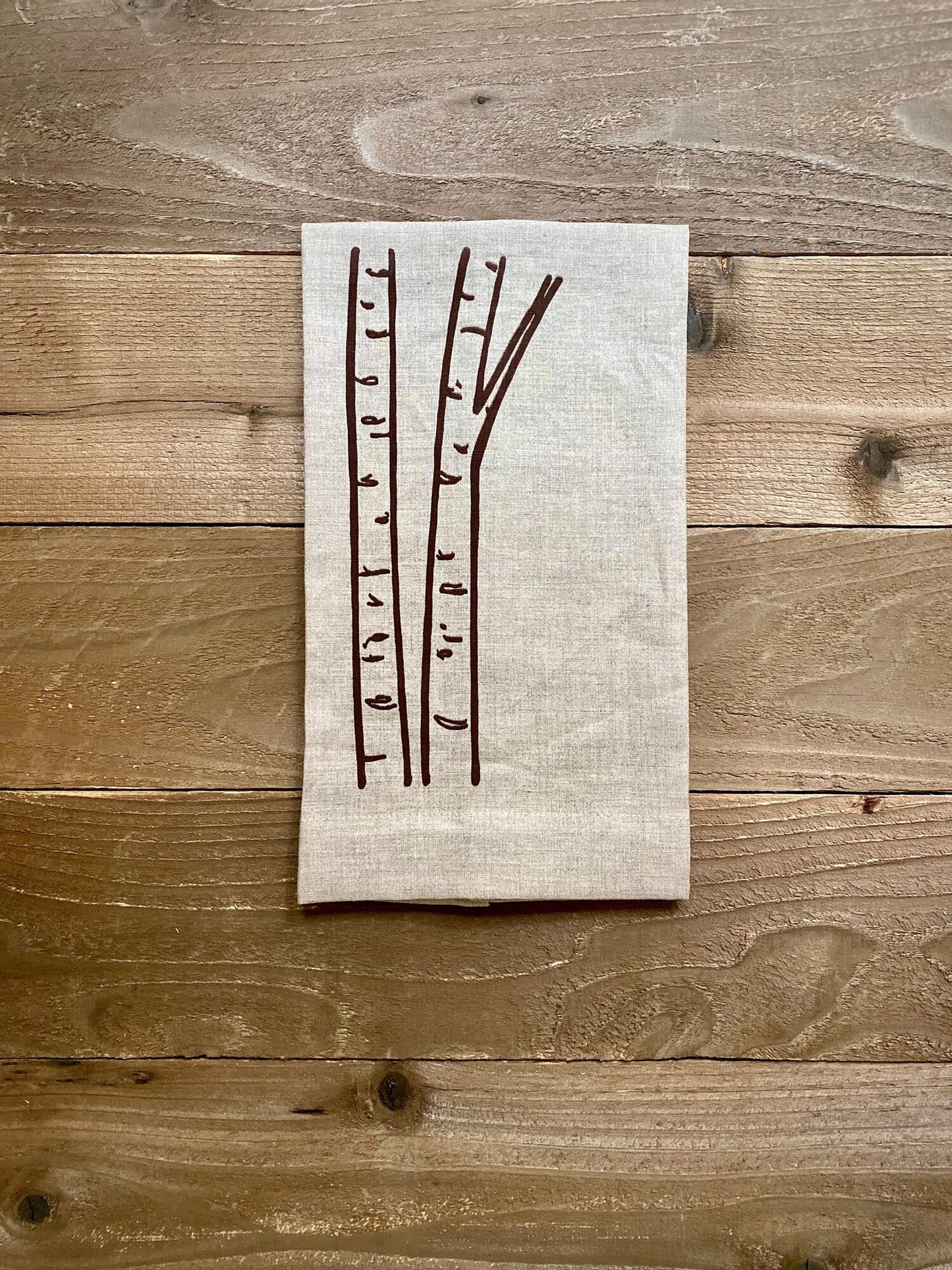 Linen Tea Towel by Printworthy