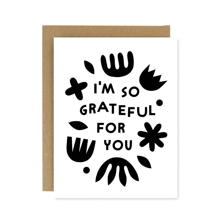 Grateful For You Card by Worthwhile Paper