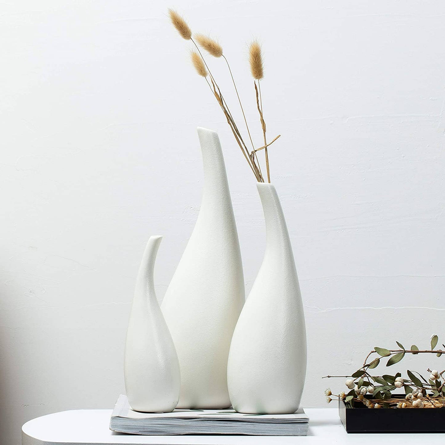 White Modern Vase
