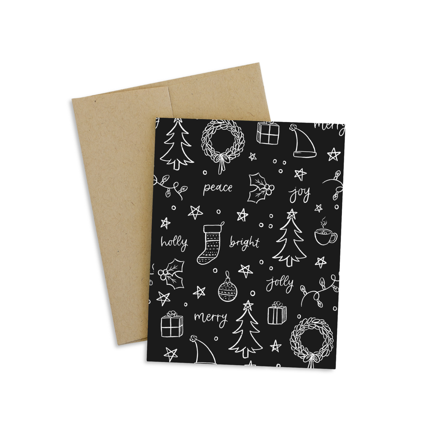 Merry & Bright Christmas Greeting Card
