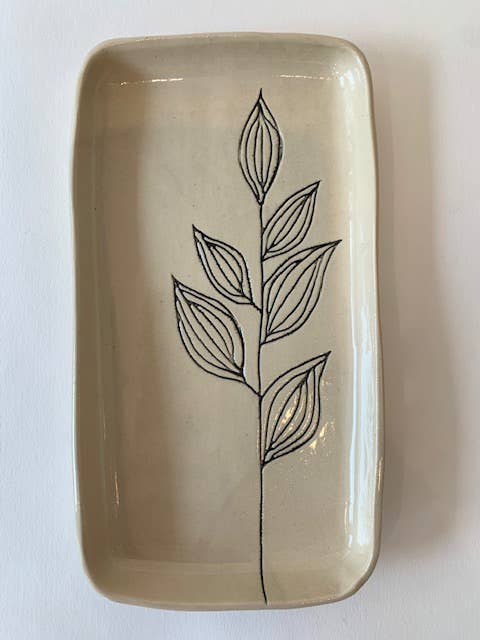Handmade Small Tray Elm by CSF Ceramics