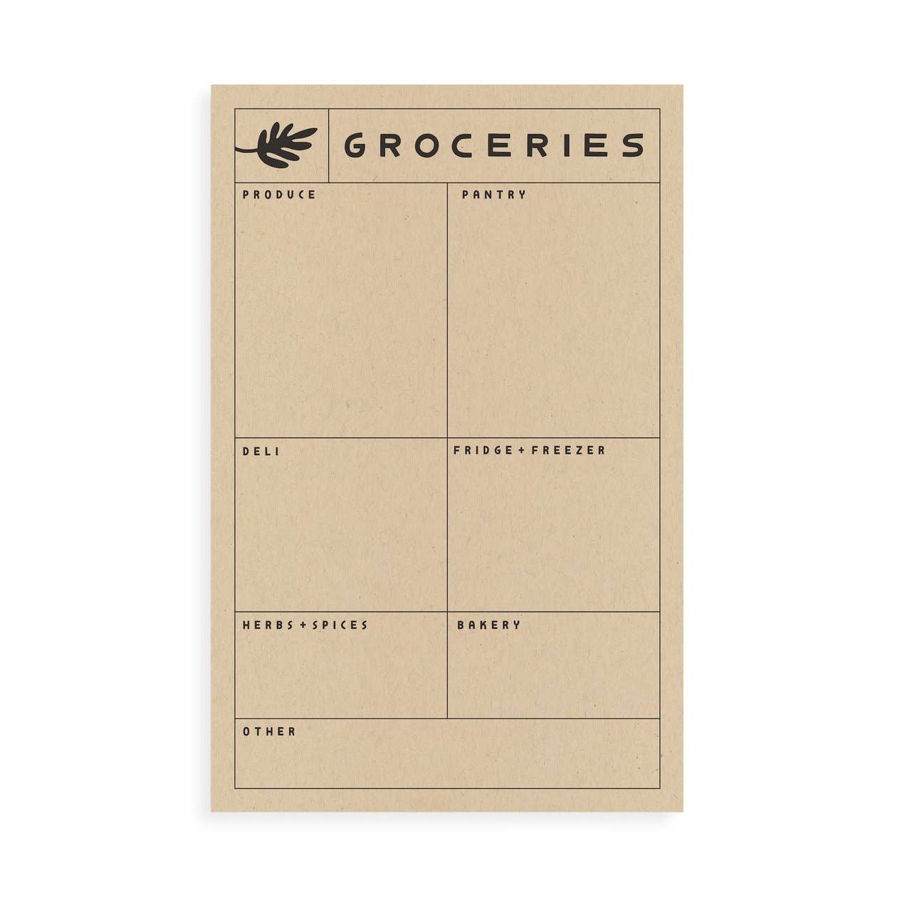 Groceries Notepad by Worthwhile Paper
