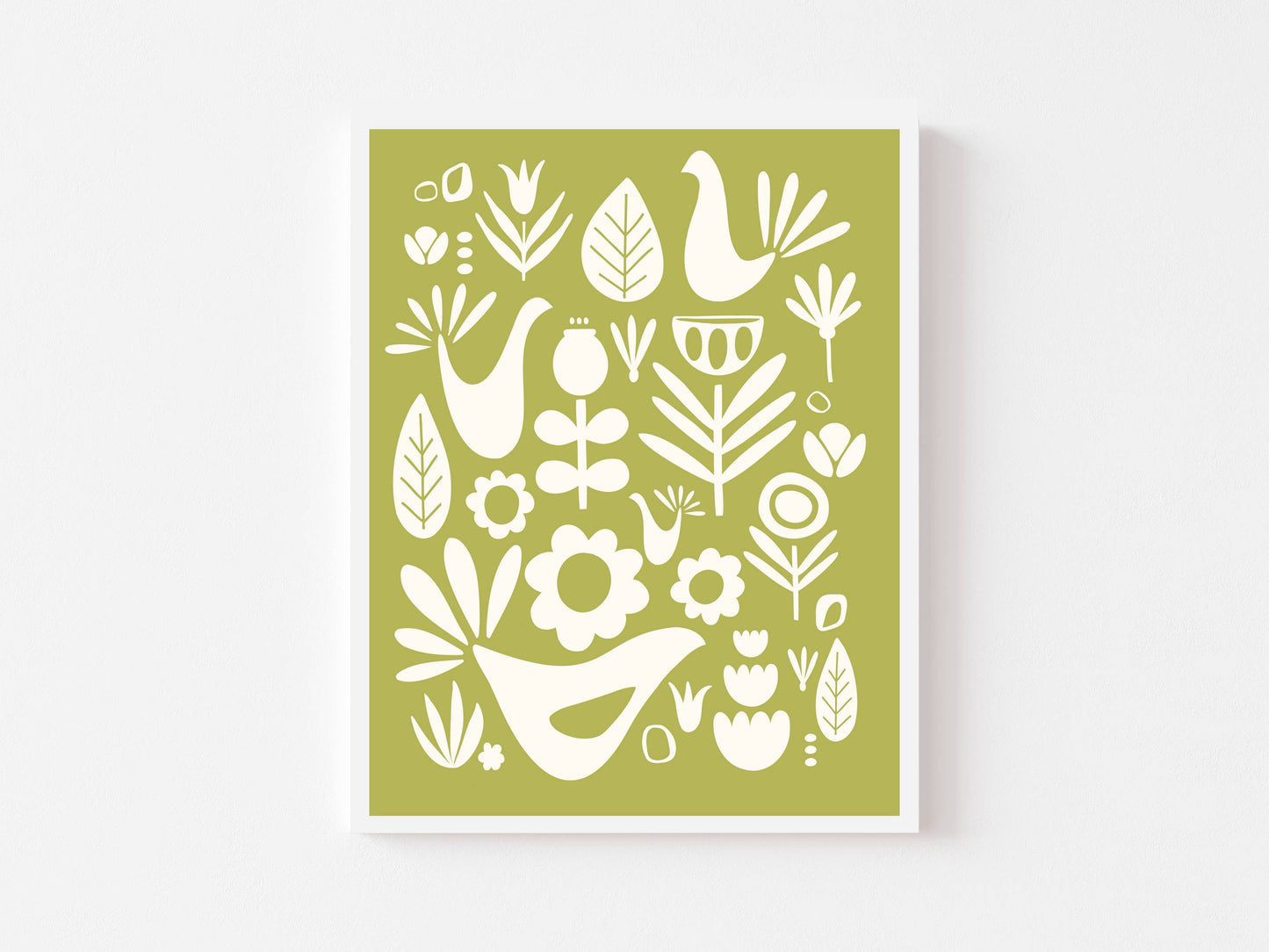 Scandi Folk Greeting Card by Juniper Blue
