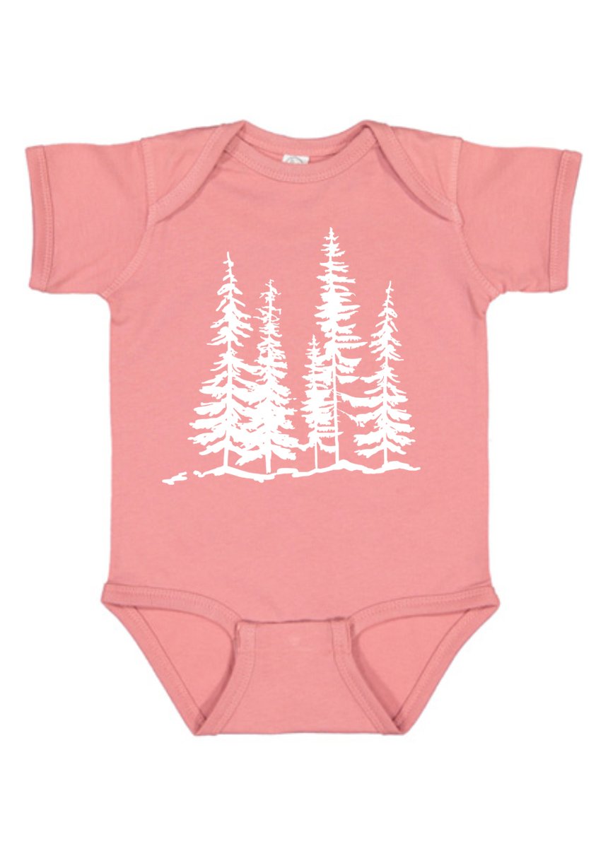Scraggly Spruce Onesie by Printworthy