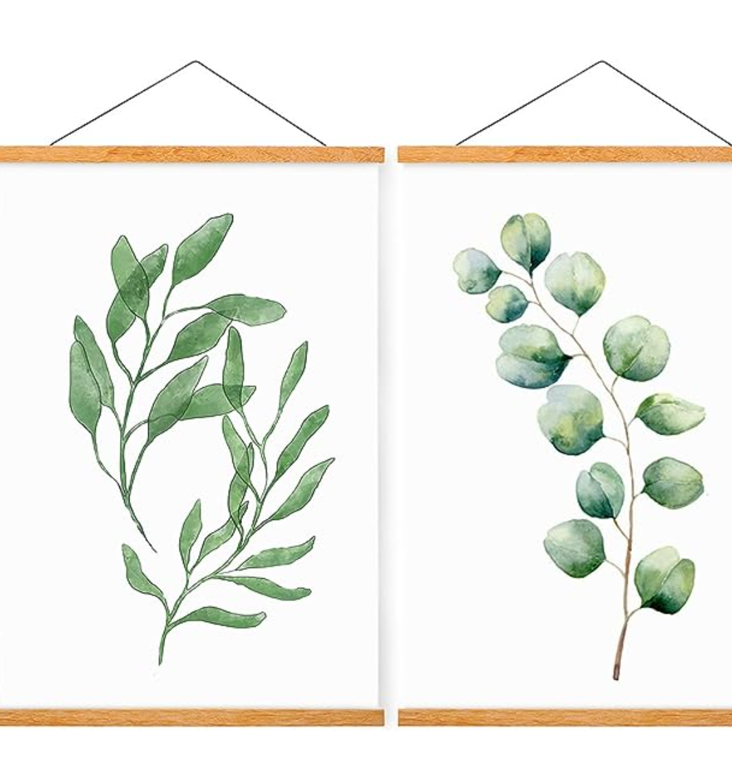 Magnetic Wood Art Print Hanger
