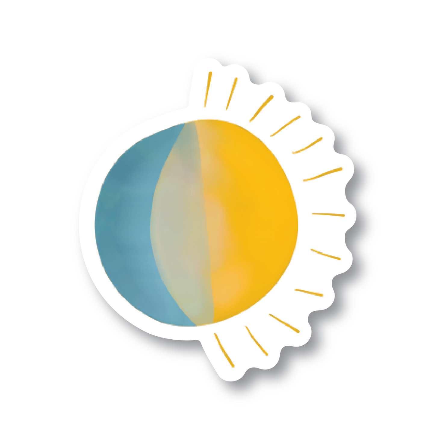 Sun + Moon Equinox Sticker