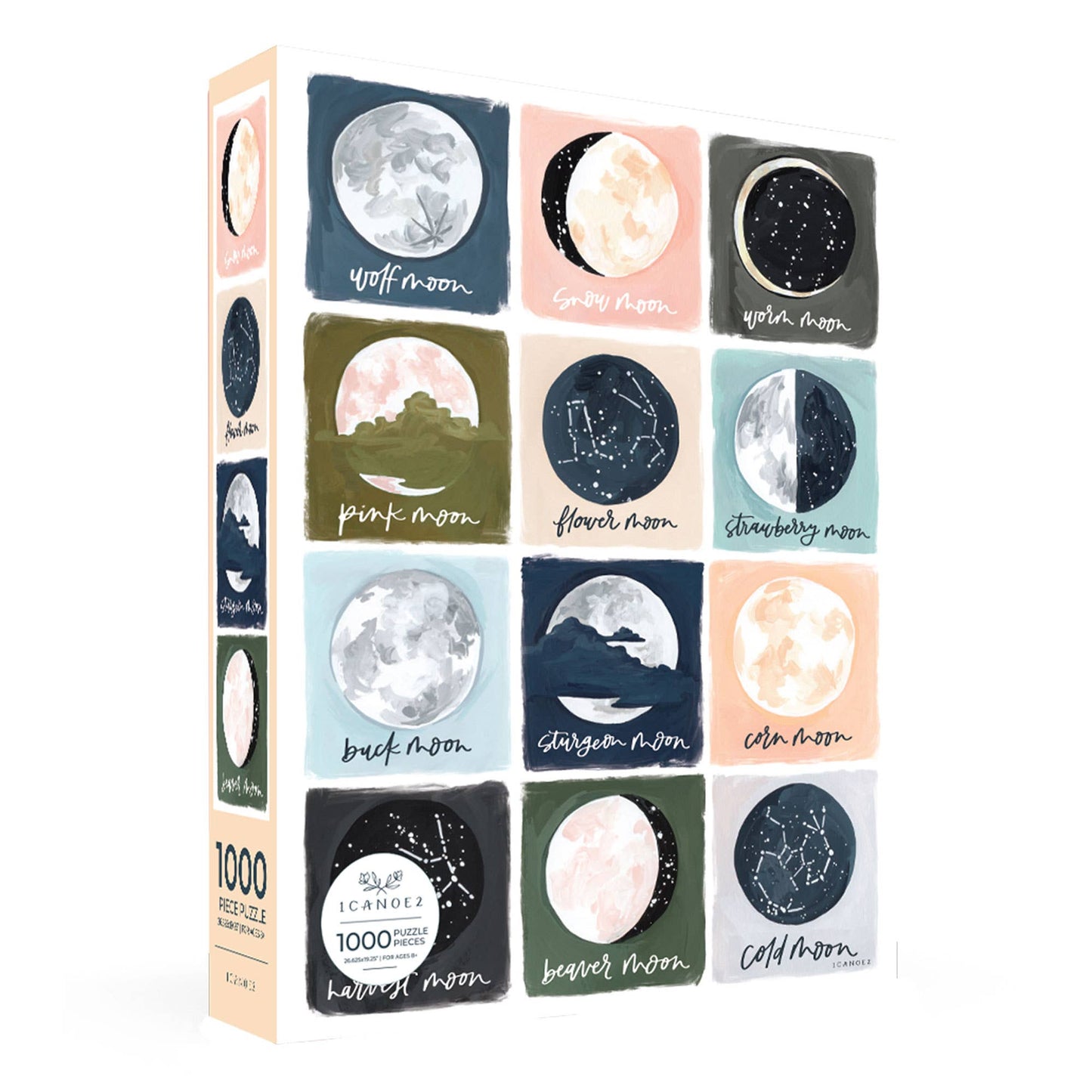 Painted Moons - 1,000 Piece Jigsaw Puzzle