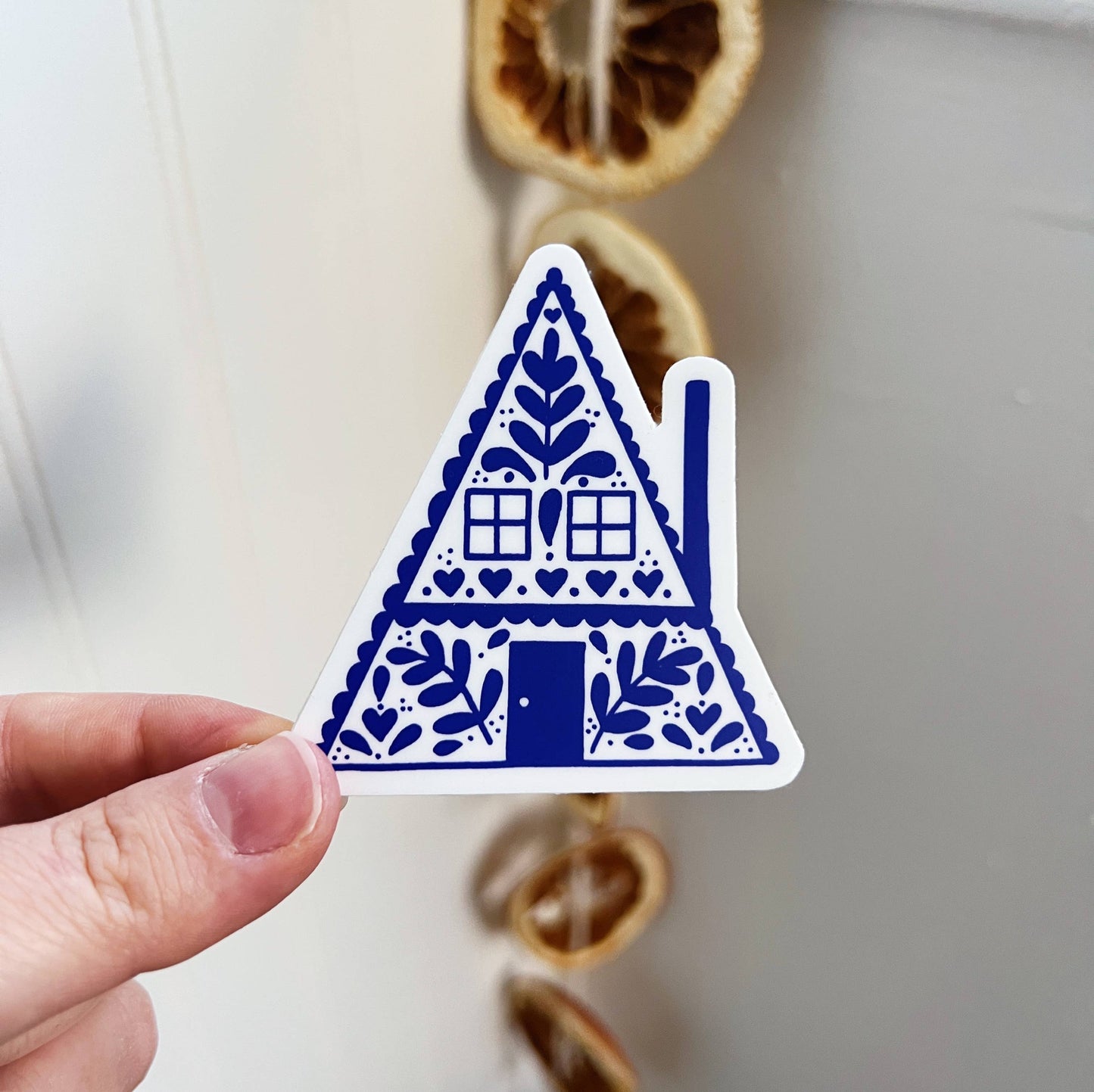 A-Frame Cabin Sticker by Nordic Nicole