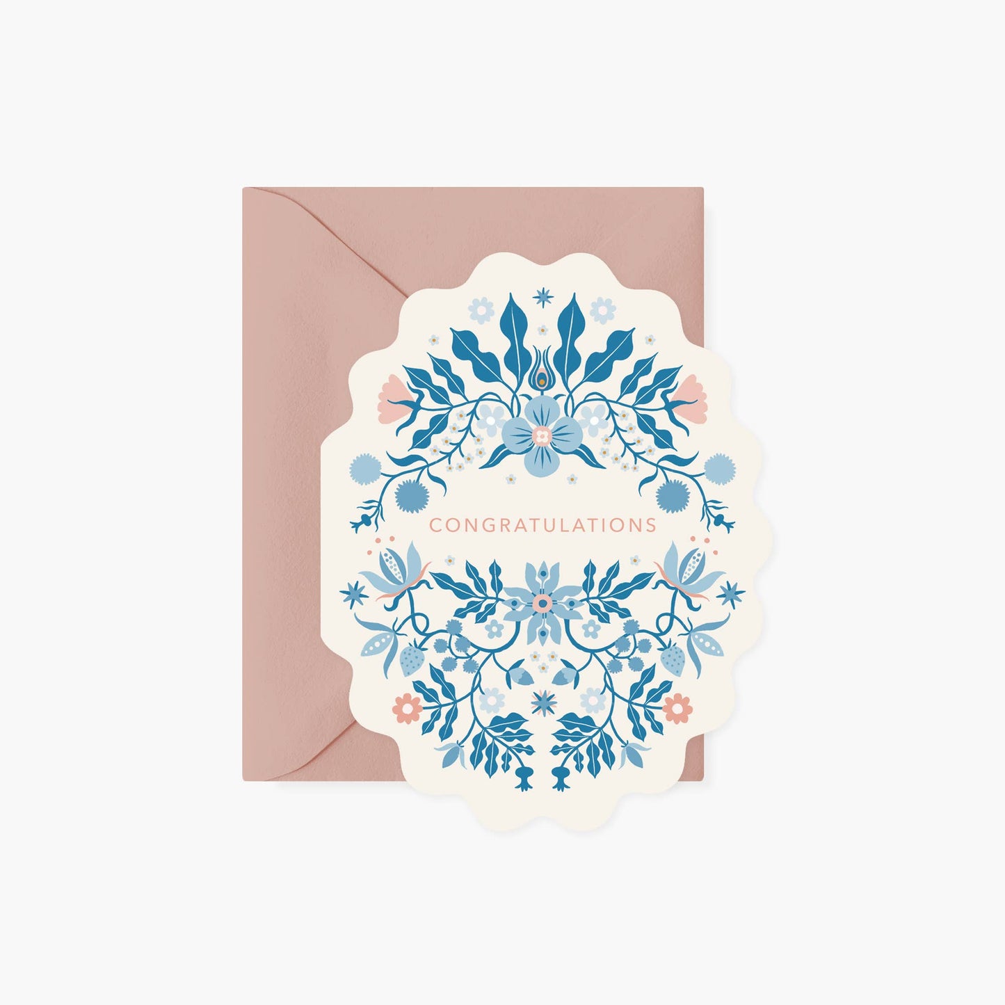 Folk Congratulations Card by Botanica Paper Co.