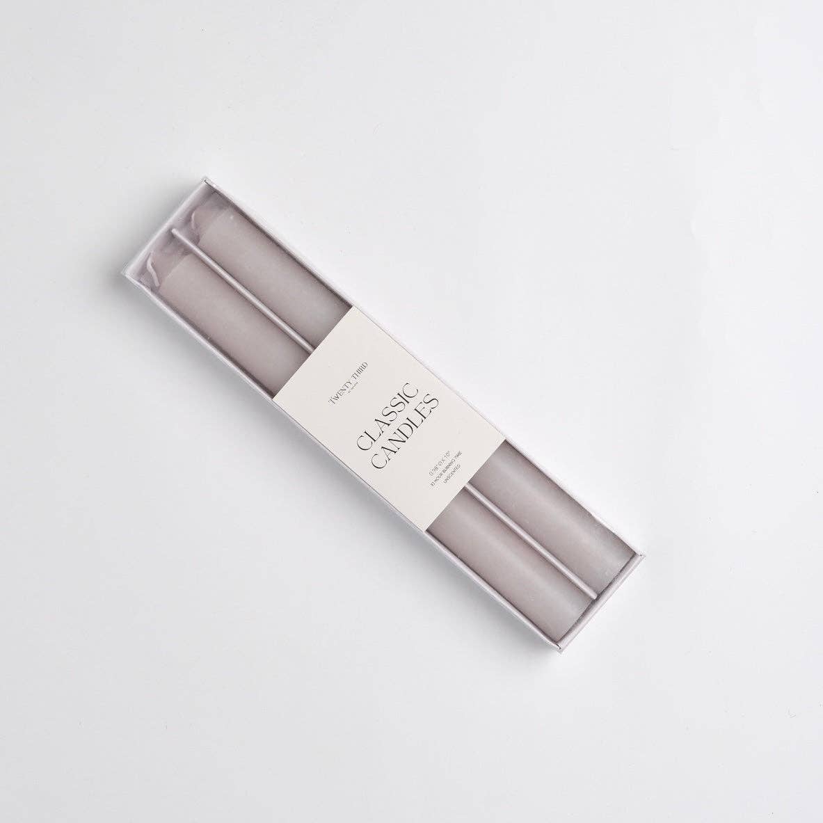 Taper Candle Set - Oat Beige