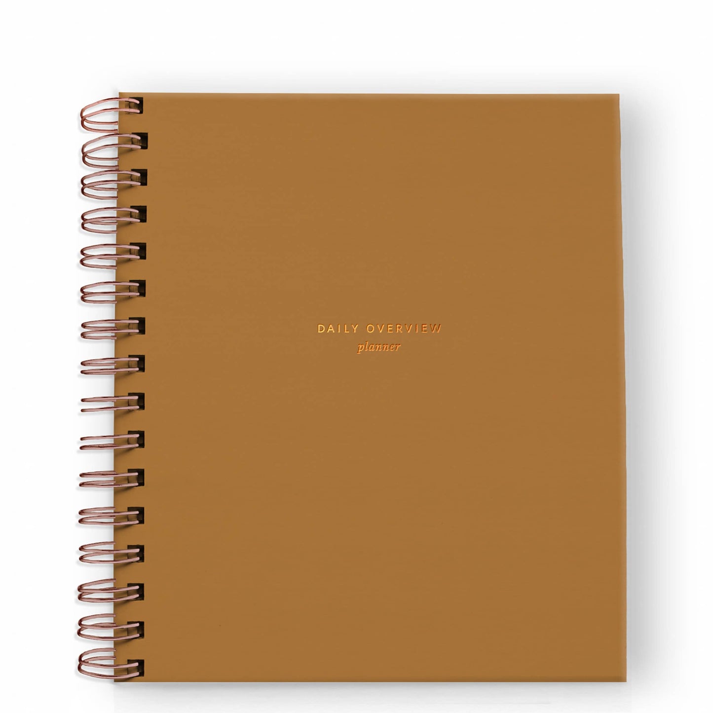 Daily Overview Planner in Mustard