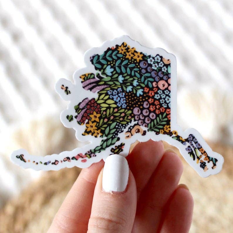 Alaska State Floral Sticker by Elyse Breanna