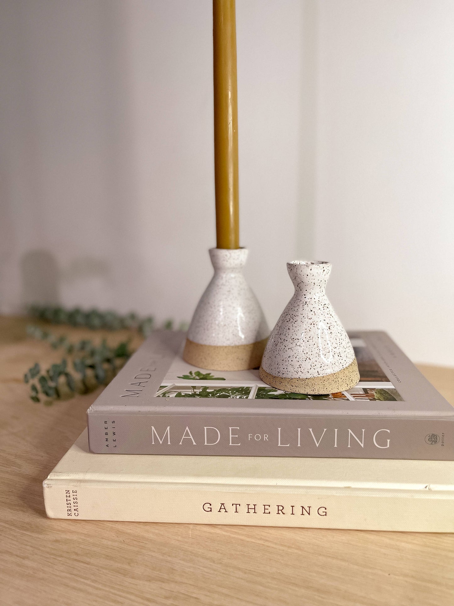 Ceramic Candle Taper Holder by JordanB Ceramics