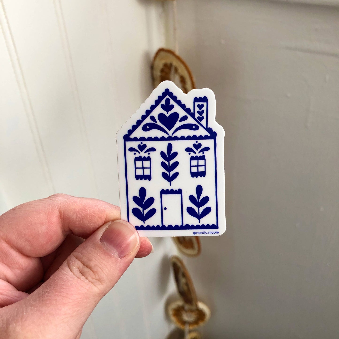 Nordic House Sticker by Nordic Nicole