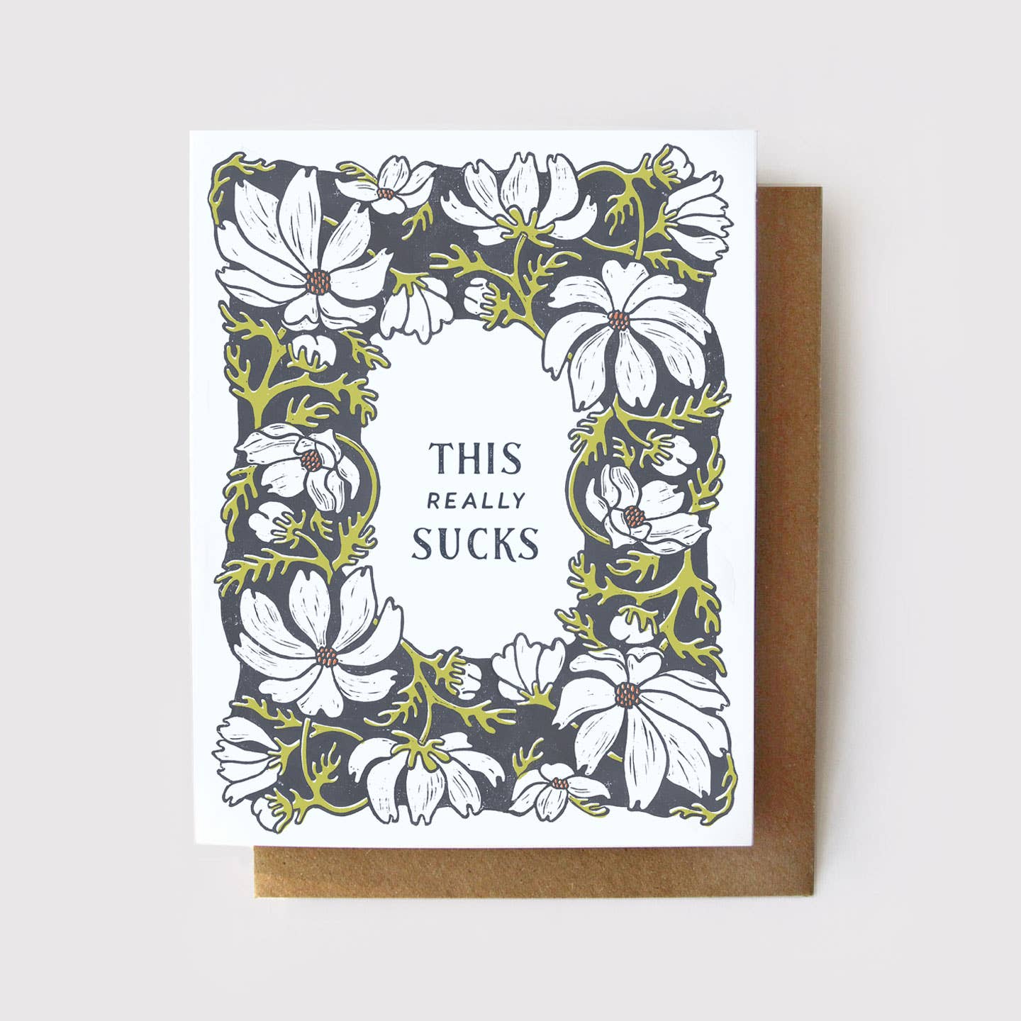 This Really Sucks Card by Root & Branch Paper Co.