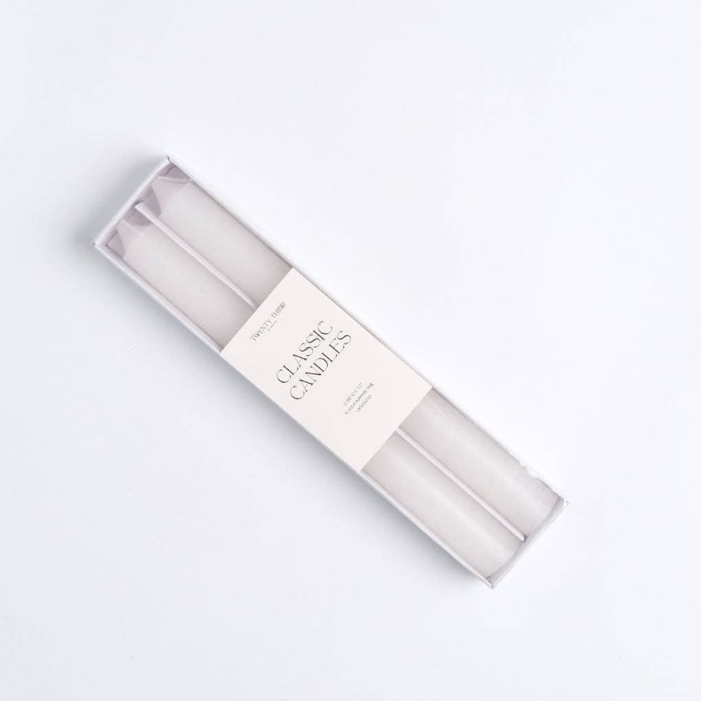 Taper Candle Set - Cloud White