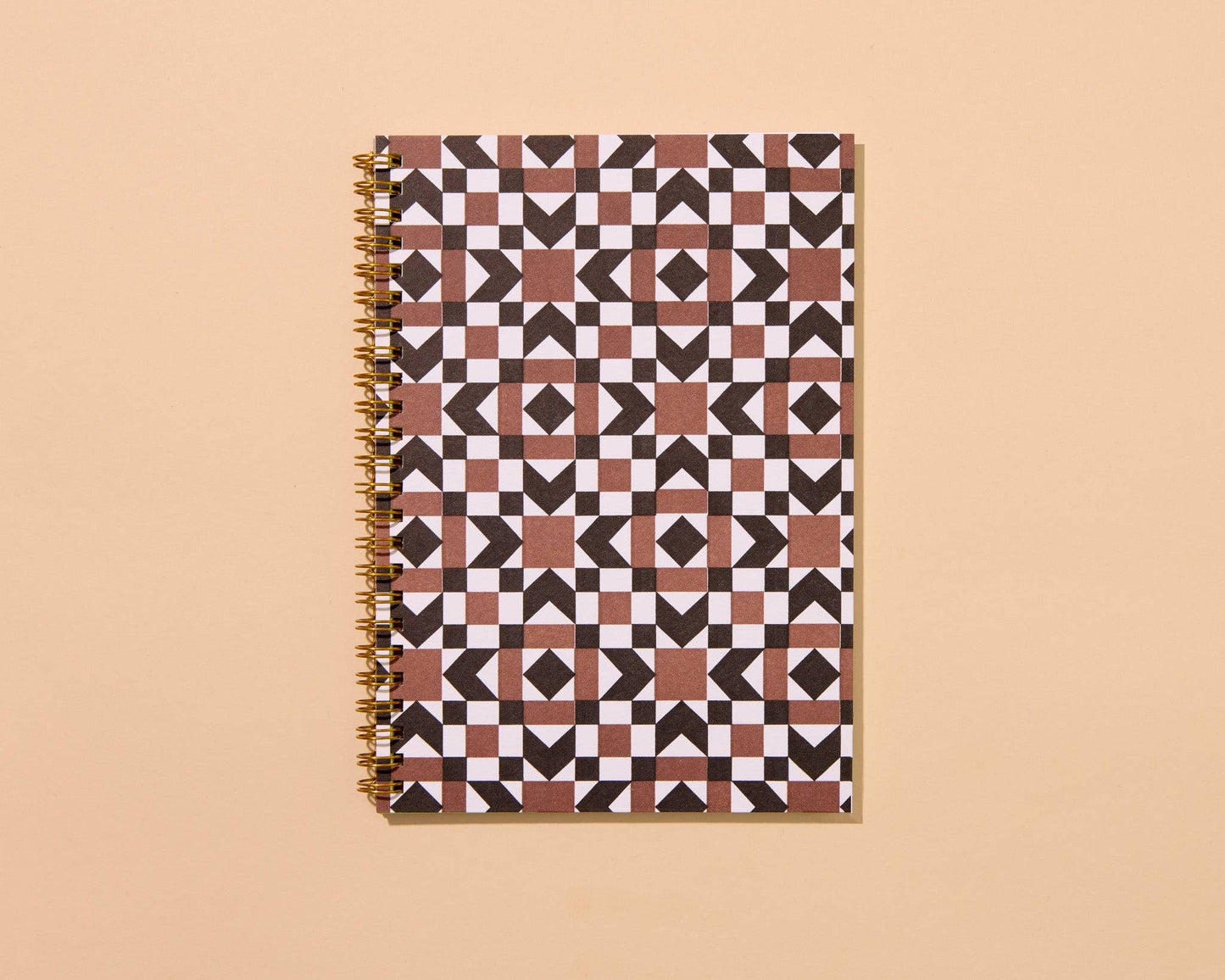 Autumn Quilt Spiral Lined Notebook by And We Are Here