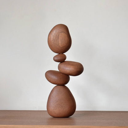 Sapele Wood Balance Stones