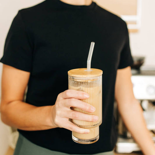 Rippled Glass Tumbler by Grace and Joy Company
