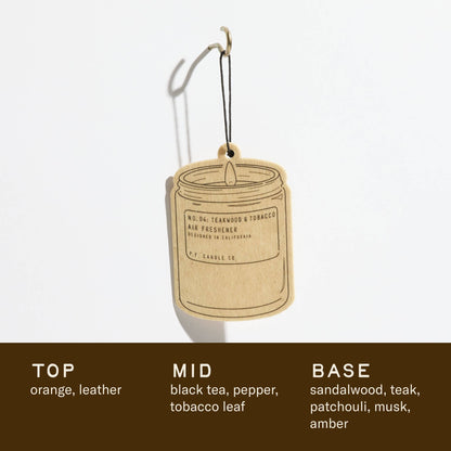 Teakwood & Tobacco Air Freshener by P.F. Candle Co.