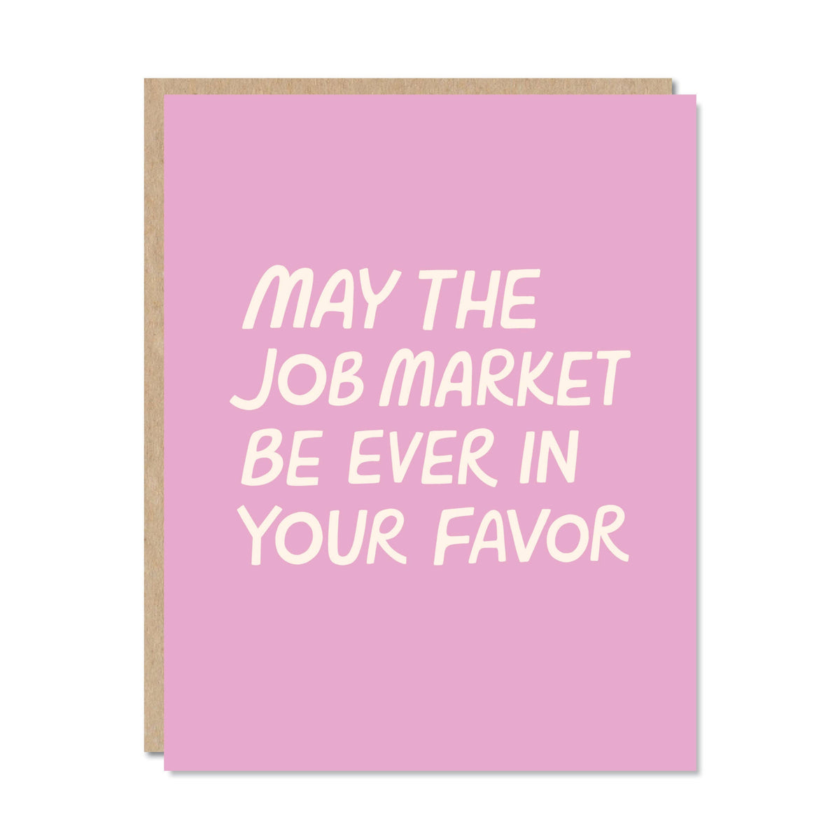 Job Market Graduation Card by Odd Daughter Paper Co.