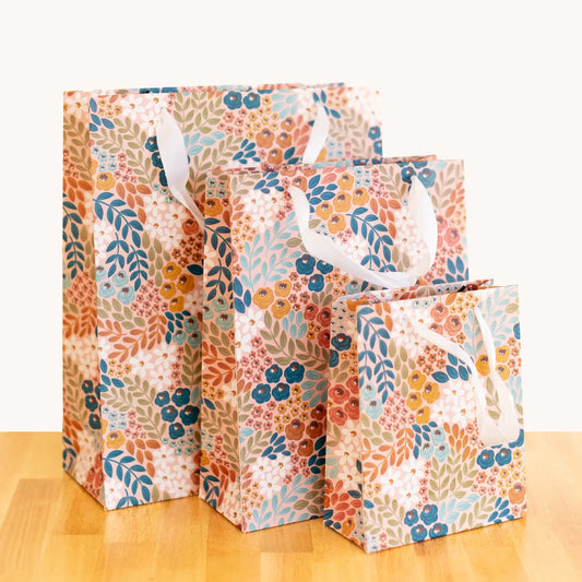 Honeysuckle Floral Gift Bag | Large