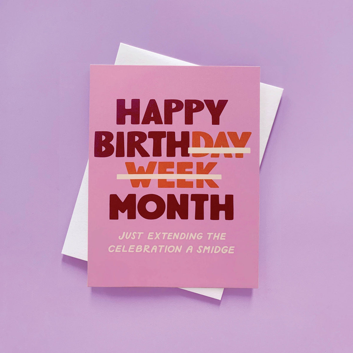 Birth Month Card by Odd Daughter Paper Co.
