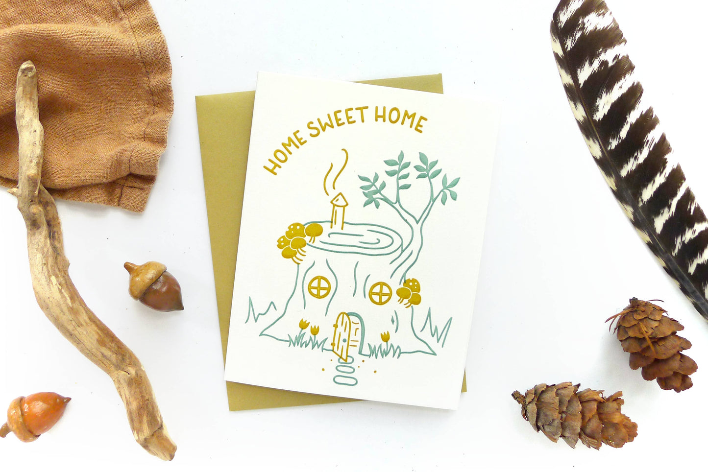 Gnome Home Card by Middle Dune