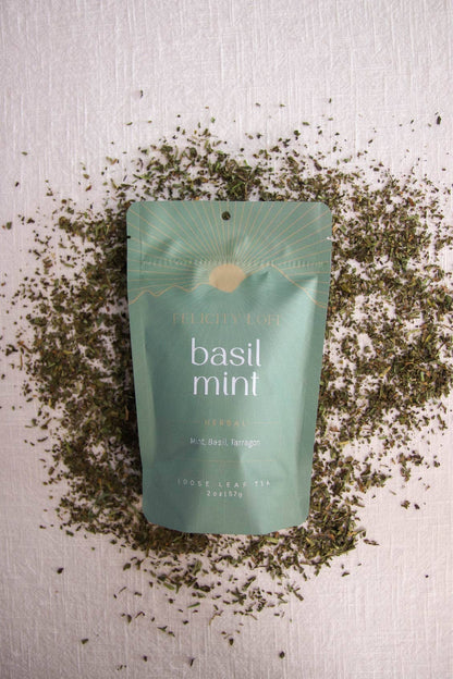 Basil Mint Tea by Felicity Loft