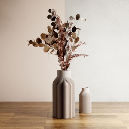 Bottle Vase | Muted White by Modernized Pottery