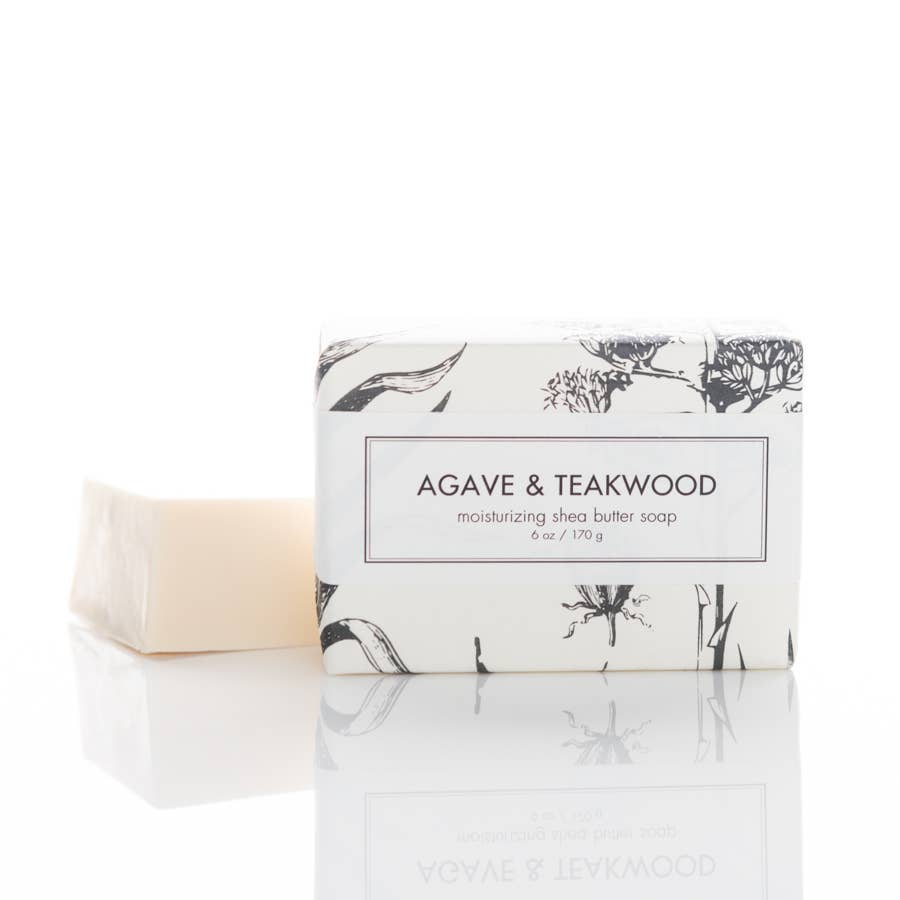 Agave & Teakwood Shea Butter Soap Bar by Formulary 55